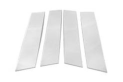 Накладки на дверні стійки (4 шт, нерж) для Alfa Romeo Giulietta