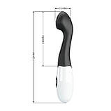 Силіконовий вібратор Pretty Love Charles Vibrator Black, фото 7