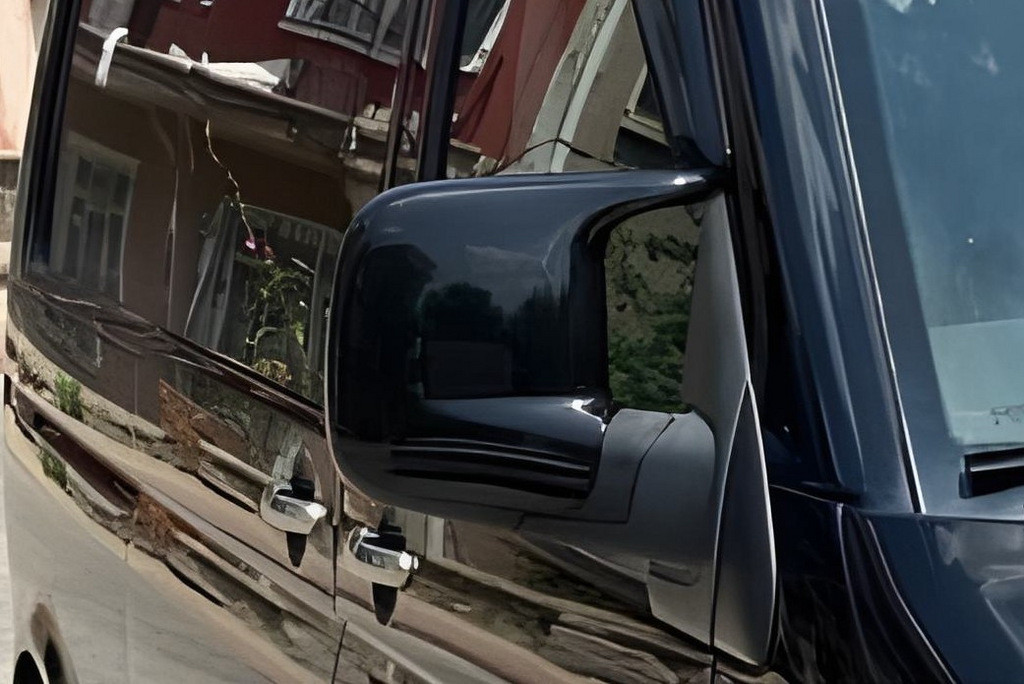Накладки на дзеркала RLine-Look(2 шт) для Volkswagen T5 Caravelle 2004-2010 рр, фото 1