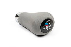 Ручка КПП ОЕМ (кожзам, сіра гладка) для BMW 3 серія E-30 1982-1994 рр