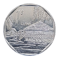 Куба 1 песо, 1998