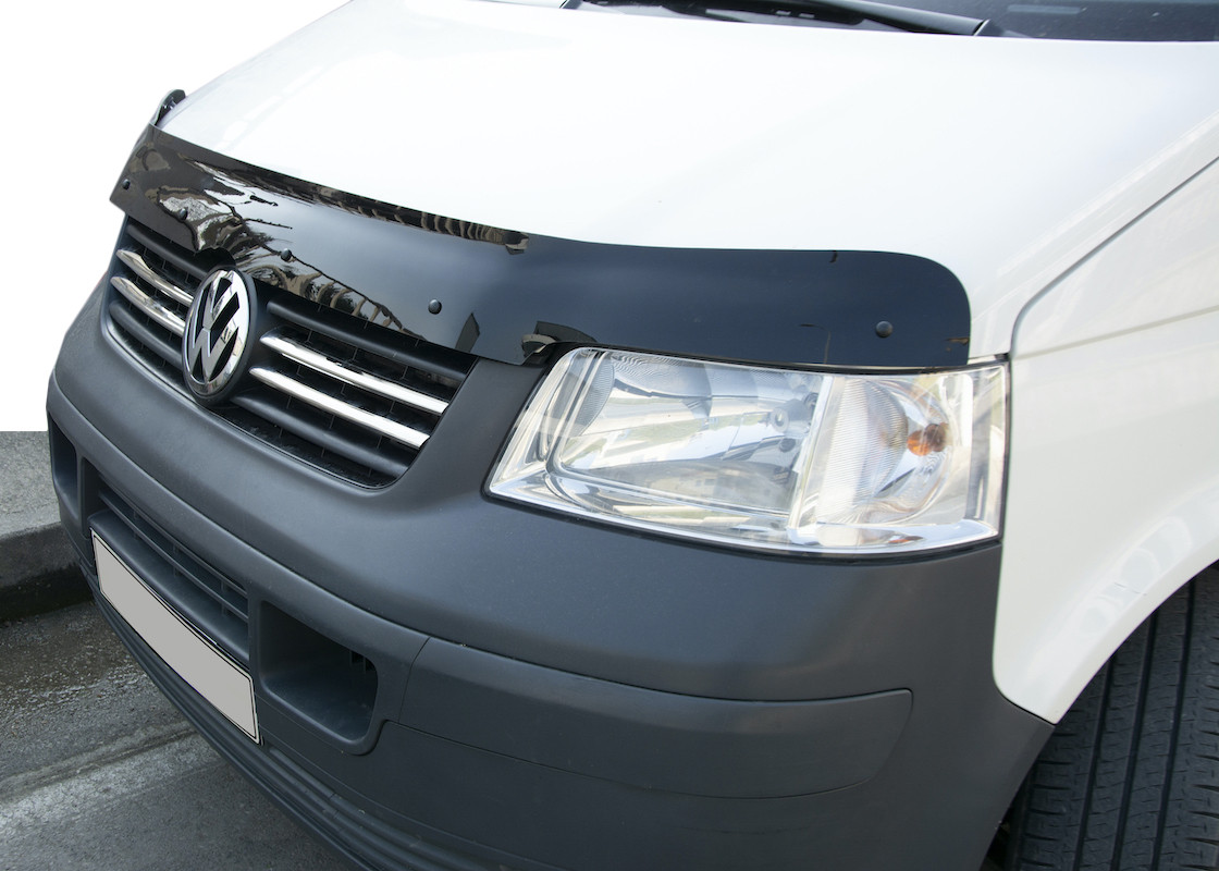 Дефлектор капоту (EuroCap) для Volkswagen T5 Caravelle 2004-2010 рр, фото 1