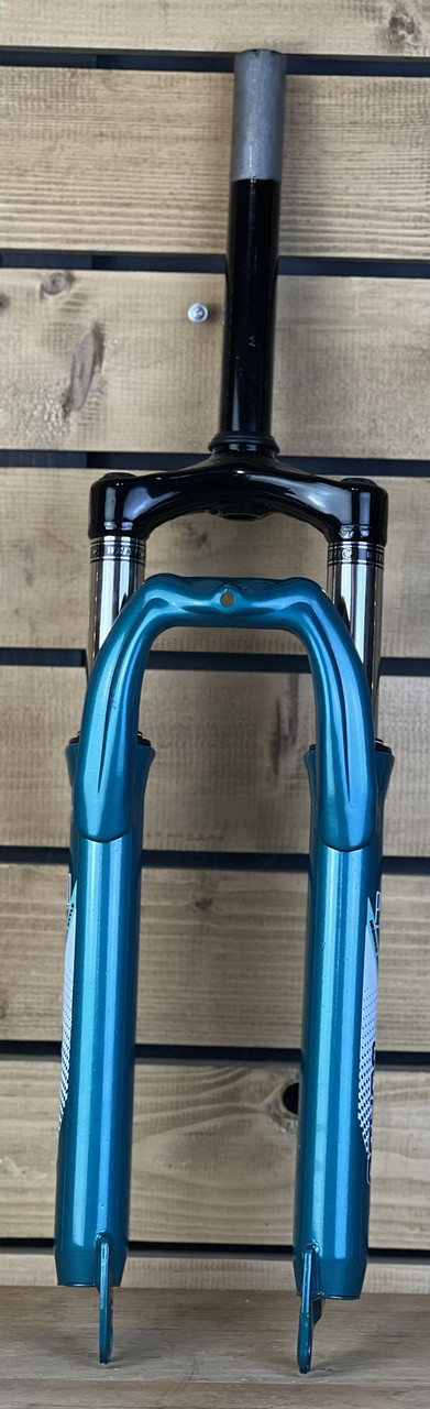 Вилка на велосипед Corso 26" 1.1/8 хід:100 мм бірюзова, фото 1