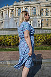 Стильне плаття міді з ніжної тканини, фото 3