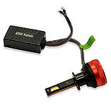 Світлодіодні LED лампи H1 45W KELVIN12-24V 6000K 8000Lm з обманкою, фото 3