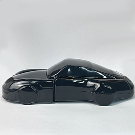 Флакон під завальцюваня Racer Black 60 ml cкляний, горло 15 мм (флакон+розпилювач+кришка)