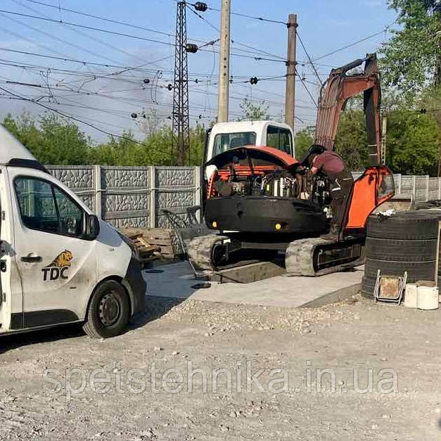 Диагностика гидравлической системы экскаватора KUBOTA KX080-3