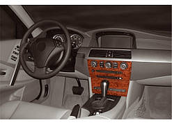 Накладки на панель Meric Титан для BMW 5 серія E-60/61 2003-2010 рр