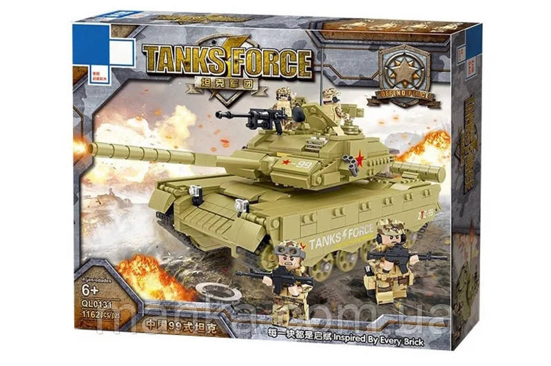 Конструктор "Танк" 1162де QL0131 р.57,5*47,2*8 см