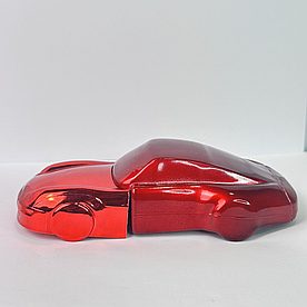 Флакон під завальцюваня Racer Red 60 ml cкляний, горло 15 мм (флакон+розпилювач+кришка)