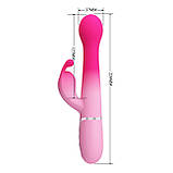 Вібратор інтимний Dejon, 7 vibration functions 4 rotation functions 4 thrusting settings, фото 6