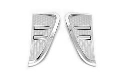 Накладки на зябра хром (2 шт) для BMW X5 F-15 2013-2018 рр