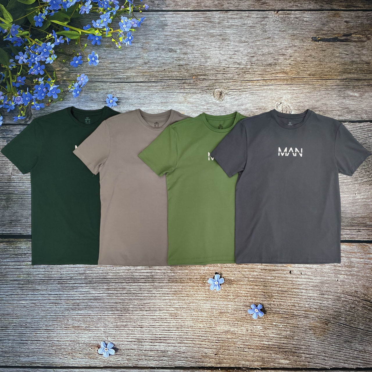 Чоловіча футболка "MAN" з еластаном "Узбекістан" в паковання 1 колір Розміри: 48,50,52,54,56 (35028), фото 1