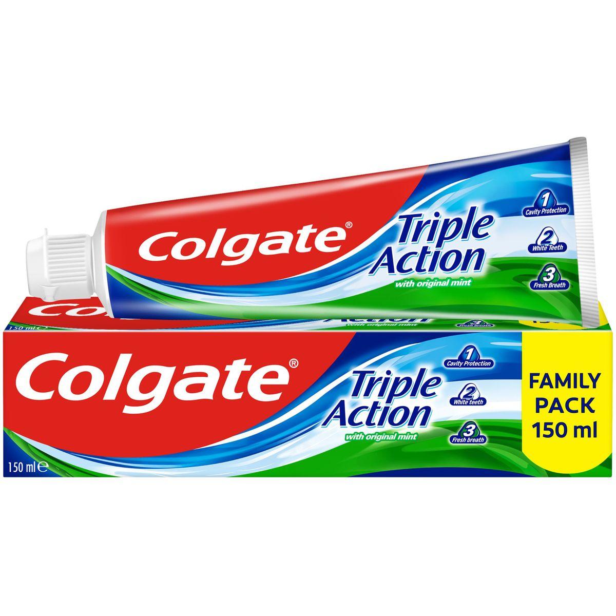 Зубна паста Colgate Потрійна дія 150 мл, Colgate, Арт.49340