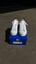 Жіночі кросівки Adidas Superstar White Pink Knotted Rope Адідас Суперстар білі з рожевим шкіра демісезон, фото 5