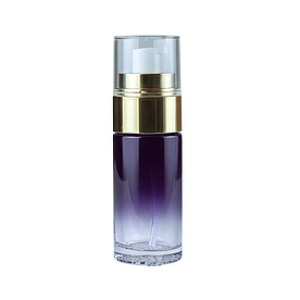 Флакон диспенсор "Kelly-violet" 40 мл скляний з золотистим дозатором (флакон+дозатор)