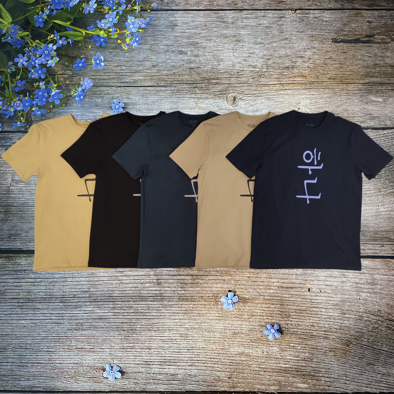 Футболка чоловіча з ієрогліфом "Узбекистан" в упаковка 1 колір Розміри: 48,50,52,54,56 (35032), фото 1