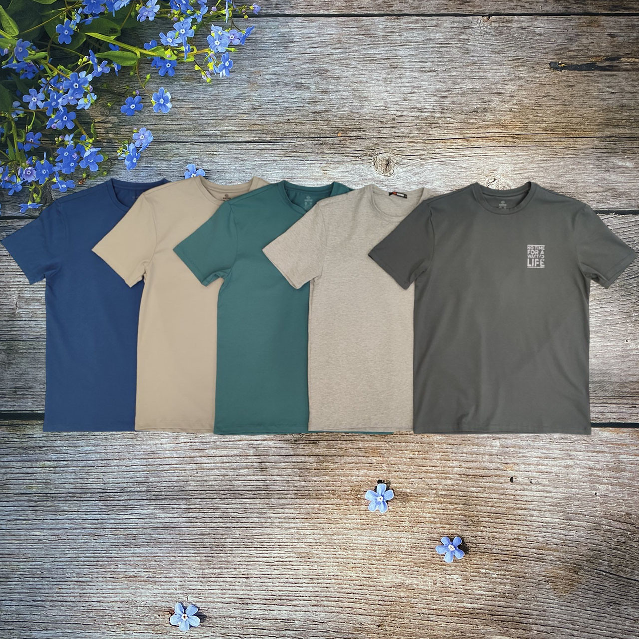 Футболка чоловіча "Life" виробництва Узбекістан (в пакованні 1 колір) Розміри: 48,50,52,54,56 (35033), фото 1