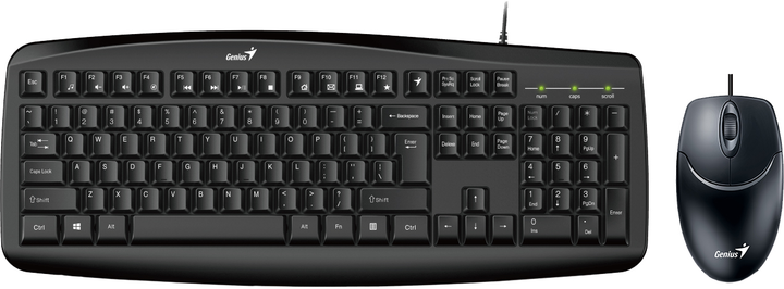 Комплект дротовий Genius Smart KM-200 USB UKR