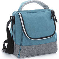 Оригінал! Термосумка СИЛА 8 л бірюзова (25х15х21 см) (960606) - Вища Якість!