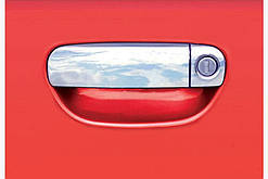 Накладки на ручки 1999-2001 (2 шт., нерж.) для Ауди A4 B5 рр