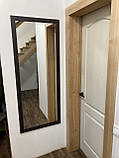Дзеркало велике настінне Венге в повний зріст підлогове 170 на 70 в рамі мдф ростове, фото 4