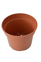 Горщик для розсади 5 л Теракотовий з отворами