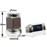 Колісні гайки ZW Конус (M14x1.5x35 NEX21) N010-B
