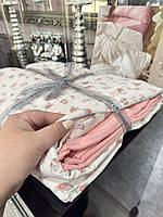Постільна білизна муслін-жатка двоспальний комплект постільної білизни/Жата постільна білизна