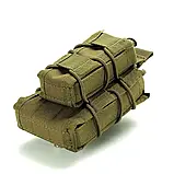 Підсумок Molle для 2-х магазинів АК/AR та пістолета A-21 олива, фото 5