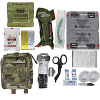 Индивидуальная аптечка первой помощи AMIAK A2 — тактический IFAK, на базе комплекта NAR, боевой, компактный