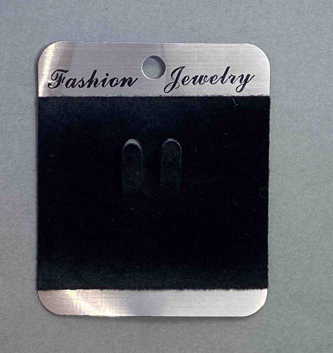 Планшетка під брошку чорний оксамит 7х6см чорна пласт. 100 шт., фото 1