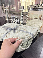 Постільна білизна муслін-жатка двоспальний комплект постільної білизни/Жата постільна білизна