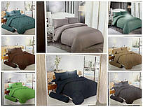 Простирадло на гумці ОДНОТОННЕ 180*210+20 см + 2 наволочки 50*70 (Фланель cotton120g/m2) Модель CD117B