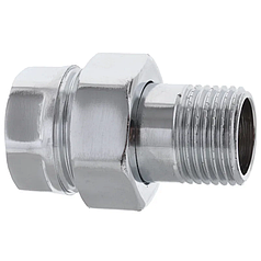 Згін американка (хром) 1/2 "прямий Чехія KP.341.chr