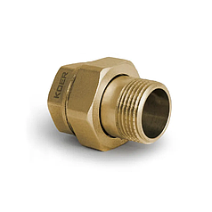 Згін американка прямий, без нікелю 1/2" Чехія KP.341.WN