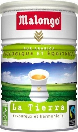 Malongo La Tierra Bio Arabica кава мелена з/б 250 г, фото 1