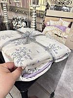 Постільна білизна муслін-жатка двоспальний комплект постільної білизни/Жате постільна білизна