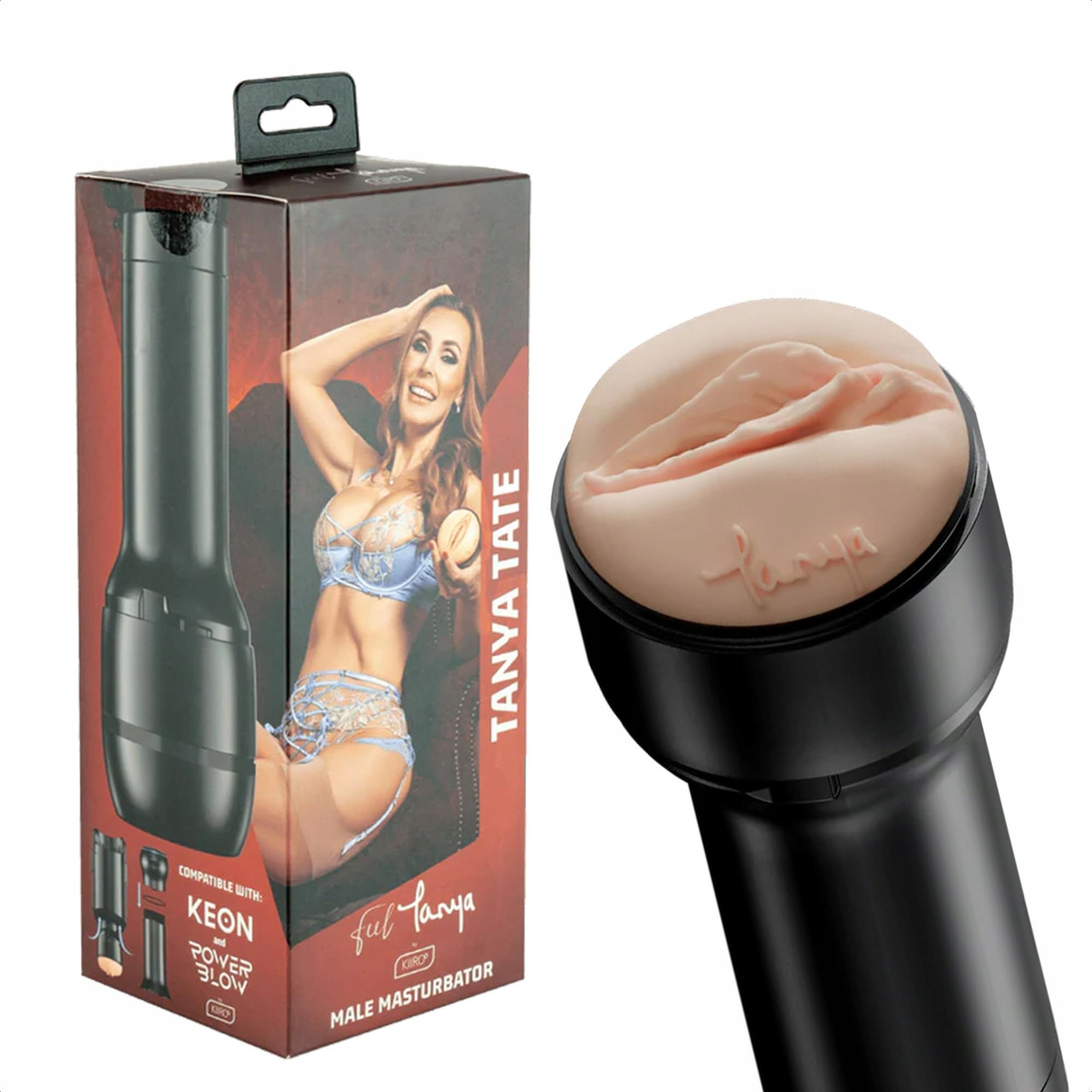 Мастурбатор Kiiroo Feel Tanya Tate PBC сумісний з PowerBlow і Keon