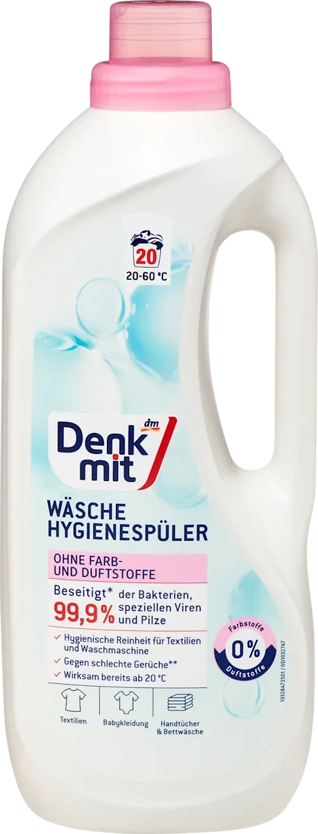 Гігієнічний ополіскувач для білизни Denkmit Hygienespüler, Sensitive, 1.5 L