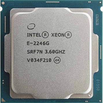 Процесор Intel Xeon E-2246G 3.60GHz/12M 80W (SRF7N) tray s1151-V2