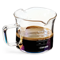 Мірнік для еспресо 120 мл. MHW-3Bomber Glass Measuring Cup Double Spout Aurora Multicolor