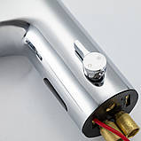 Сенсорний змішувач для умивальника FRAP F513, латунь, хром, фото 6