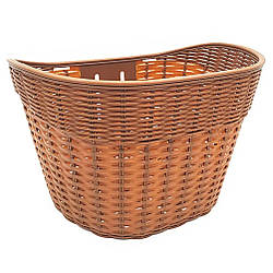 Кошик для велосипеда HR-26315 пластиковий, коричневий