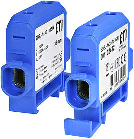 Ввідна силова клема EDBJ-1x35-1x35\N 125A 1000V AC/1500V DC IN:1*35, OUT:1*35 синий 1102432