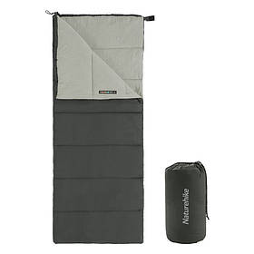 Спальний мішок Naturehike F150 NH22MSD05, правий, графіт