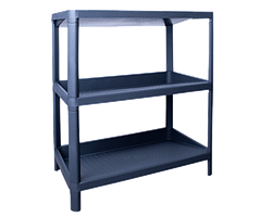 Полиця для взуття 3 секціїї, Граніт, Арт.63232