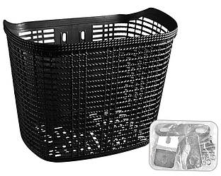 Кошик для велосипеда HS-30250 пластиковий, чорний