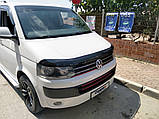 Дефлектор капоту (EuroCap) для Volkswagen T5 2010-2015 рр, фото 4