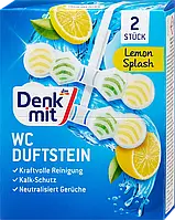 Підвісні таблетки для унітаза Denkmit WC Multi-Aktiv Lemon Splash, 2 шт.